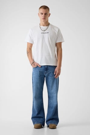 GJ REG FIT JACQUARD STRIPE TEE