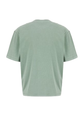 Guess Jeans Yeşil Erkek Regular Fit Taşlamalı T-Shirt M6GIB6K8FQ4-F8RB Yeşil T-Shirt