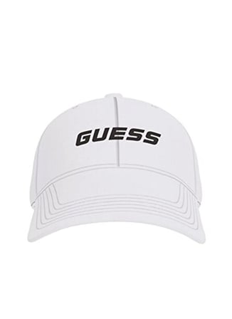 Guess Beyaz Erkek Logo Baskılı Şapka Z6GZ02K3108-G011 Beyaz Şapka