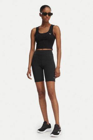 Guess Silvy Fitilli Kadın Siyah Top V6GP07K2987-JBLK