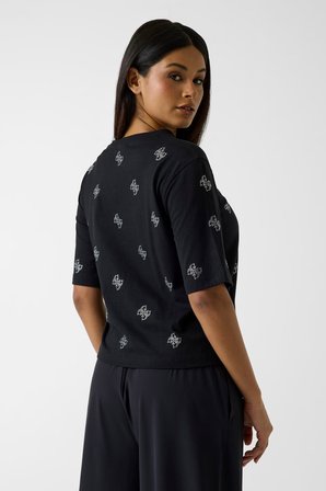Guess Silvy Aktif Boxy Fit Kadın T-Shirt V6GI18K2985
