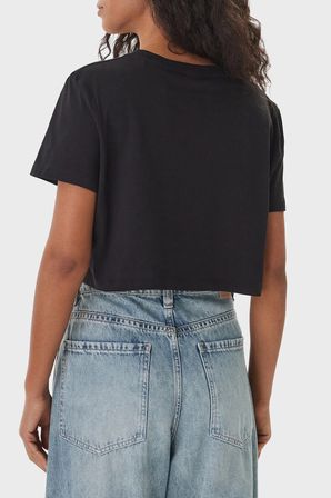 Guess Bayan T Shirt V6GI17 K2984 JBLK