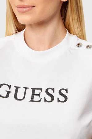 Guess Bayan T Shirt W6GI06 K3018 G011