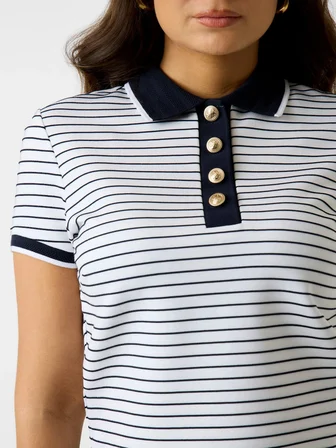 Guess W6GP17K2946 Ss Polo Nk Alphonsin Kadın Polo Tişört