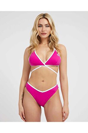 Kadın Guess Sporty Chic Kruvaze Üçgen Bikini Üstü E3GJ26MC043