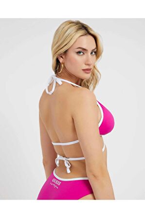 Kadın Guess Sporty Chic Kruvaze Üçgen Bikini Üstü E3GJ26MC043