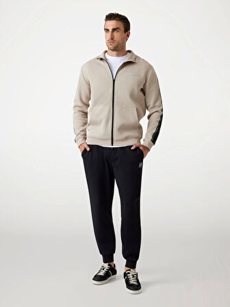 Guess Mickey Erkek Bej Aktif Sweatshirt Z2YQ10KB3P2-G1CA