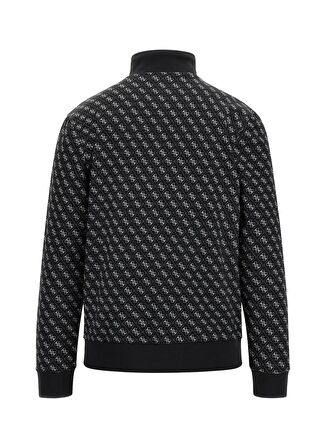 Guess Zip Ceket, XL, Siyah