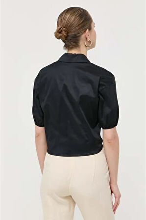 Guess Bowed Kadın Regular Fit Gömlek W3GH71WE2Q0
