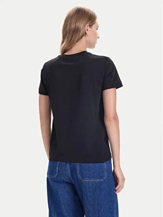 Guess Unique Kadın Siyah Aktif Regular Fit T-Shirt V5BI16K8FQ4-JBLK