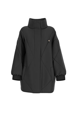 Kadın Stefy Aktif Mont - Siyah | L