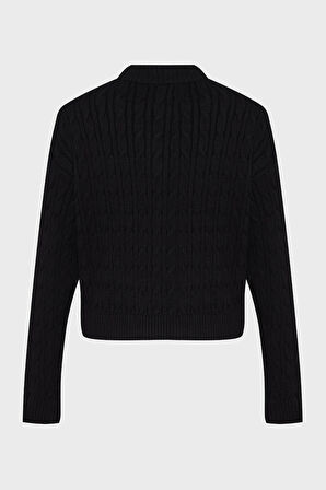 Guess Kadın Kazak V5BR02 Z0572 JBLK