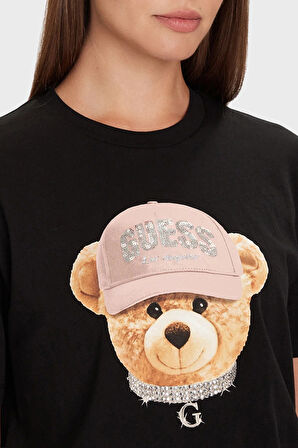Guess Bayan T Shirt V5BI09 I3Z14 JBLK