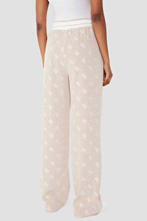 Guess Paulina Kadın Bej Aktif Loose Fit Eşofman Altı V5BB00K1902-COCB