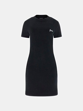 Guess Paulina Kadın Siyah Aktif Elbise V5BK00K1912-JBLK