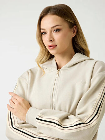 Guess Muriel Kadın Çok Renkli Aktif Yün Karışımlı Sweatshirt V5BQ17KCX52-H11F