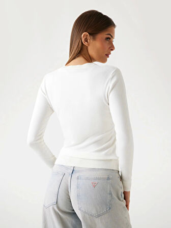 Guess Reyna Kadın Beyaz Triko W5BR40Z2NQ2-G012