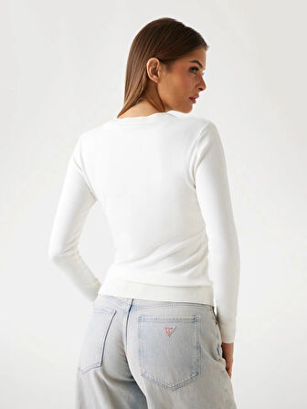 Guess Reyna Kadın Beyaz Triko W5BR40Z2NQ2-G012