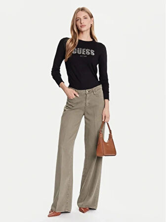 Guess Reyna Kadın Siyah Triko W5BR40Z2NQ2-JBLK