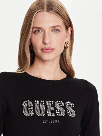 Guess Reyna Kadın Siyah Triko W5BR40Z2NQ2-JBLK
