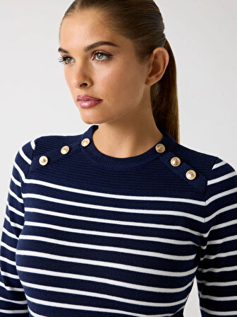 Guess Helen Kadın Çok Renkli Yün Karışımlı Triko W5BR36Z0422-S7Z6