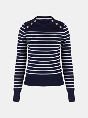 Guess Helen Kadın Çok Renkli Yün Karışımlı Triko W5BR36Z0422-S7Z6