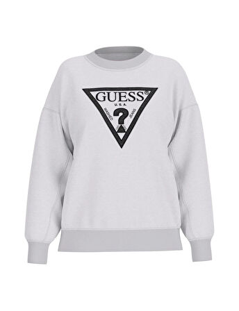Guess Glitter Kadın Gri Sweatshirt W5BQ11KC8I1-LMGY