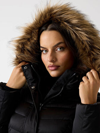 Guess Marina Kadın Siyah Ceket W5BL31W2802-JTMU