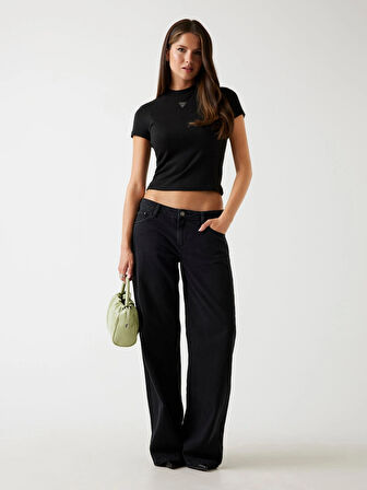 Guess Licia Kadın Siyah Top W5BP07KCGM2-JEBH