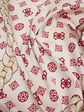 Guess Printed Kadın Kırmızı Eşarp AW5416SIL90-RED