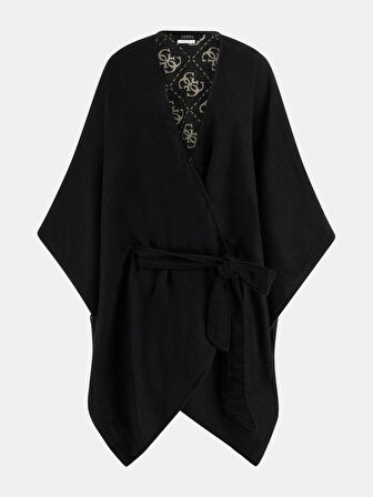 Guess Poncho Kadın Siyah Şal AW5422POL03-BLA