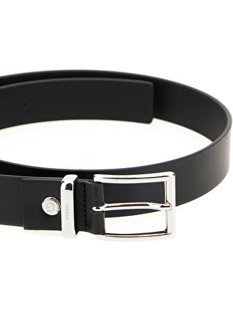 Guess Access Erkek Siyah Ayarlanabilir Deri Kemer BM7839P5430-BLA