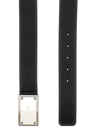 Guess Access Erkek Siyah Ayarlanabilir Deri Kemer BM7846P5440-BSI