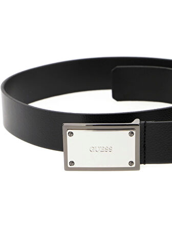 Guess Access Erkek Siyah Ayarlanabilir Deri Kemer BM7846P5440-BSI