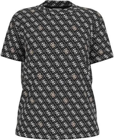 Guess Rhombus Kadın Çok Renkli Aktif Regular Fit T-Shirt V5BI14I3Z14-PJ5U