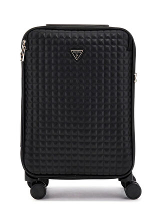 Guess Siyah Çekçekli Sert Valiz TWQG8424983