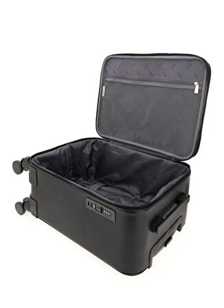 Guess Siyah Çekçekli Sert Valiz TWQG8424983