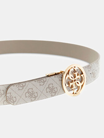 Guess Noelle Kadın Siyah Ayarlanabilir Çift Taraflı Kemer BW9166P4235-DKO