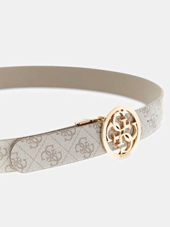 Guess Noelle Kadın Bej Ayarlanabilir Çift Taraflı Kemer BW9166P4235-DKO