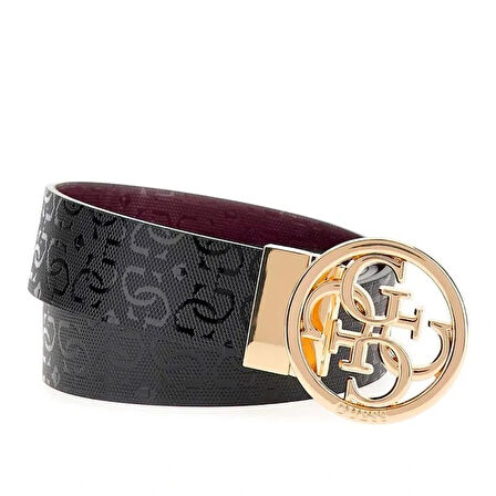 Guess Idra Kadın Siyah Çift Taraflı Kemer BW9301P5435-BML