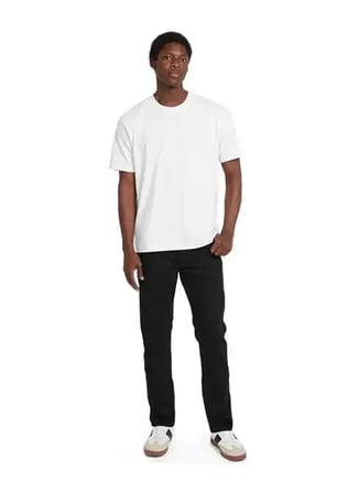 Guess Jeans Düşük Bel Slim Fit Siyah Erkek Denim Pantolon M5YA1CD6311-INBO Siyah Denim Pantol