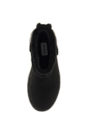 Kadın Bridgete Kürk Astarlı Platform Bot - Siyah | 39