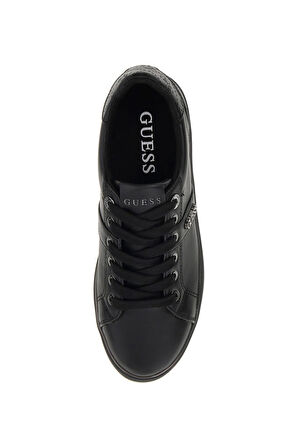Kadın Britz Monokrom Metalik Detaylı Sneaker - Siyah | 38