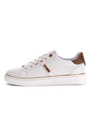 Kadın Britz Metalik Detaylı Sneaker - Beyaz  | 36