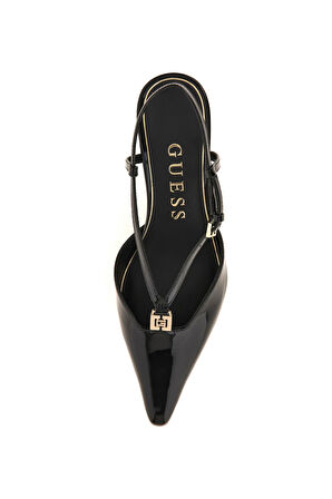 Kadın Desie Rugan Sivri Burunlu Topuklu Ayakkabı - Siyah | 37