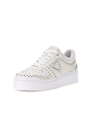 Guess Mogana Kadın Beyaz Sneaker FLFMGNELE12-WHITE