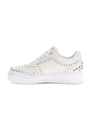 Guess Mogana Kadın Beyaz Sneaker FLFMGNELE12-WHITE
