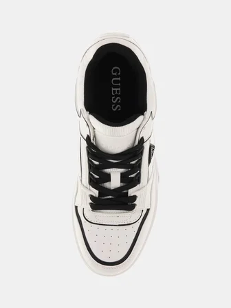 Guess Mickay Kadın Beyaz/Yeşil Sneaker FLFMICELE12-WHIGR