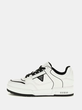 Guess Mickay Kadın Beyaz/Yeşil Sneaker FLFMICELE12-WHIGR