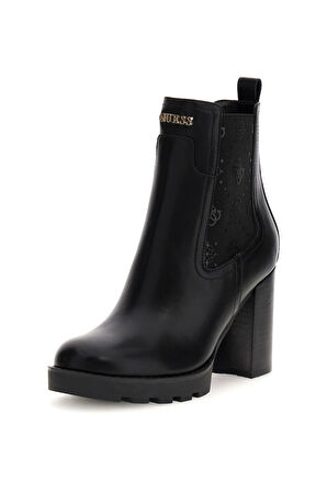 Kadın Nealle Kalın Topuklu Platform Chelsea Bot - Siyah | 40